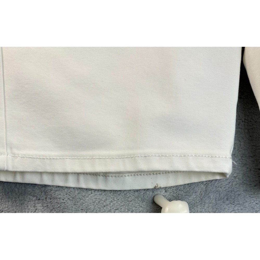 Liverpool Cruiser Jorts Womens 12/31 Waist White Stretch Denim Bermuda High Rise - Picture 10 of 16